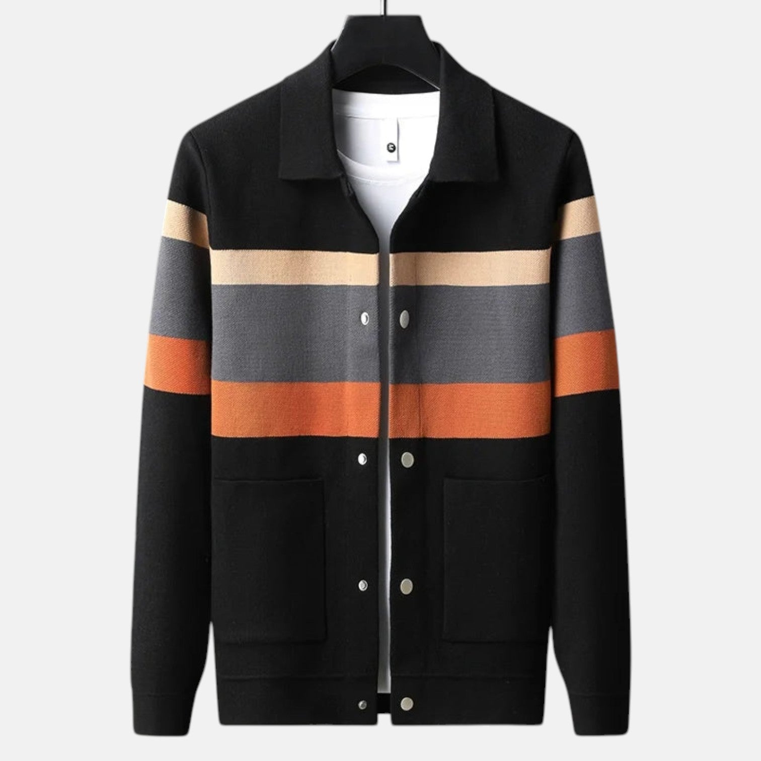 Elias – Herren Wolle Strickjacke - Strickjacken - Temala