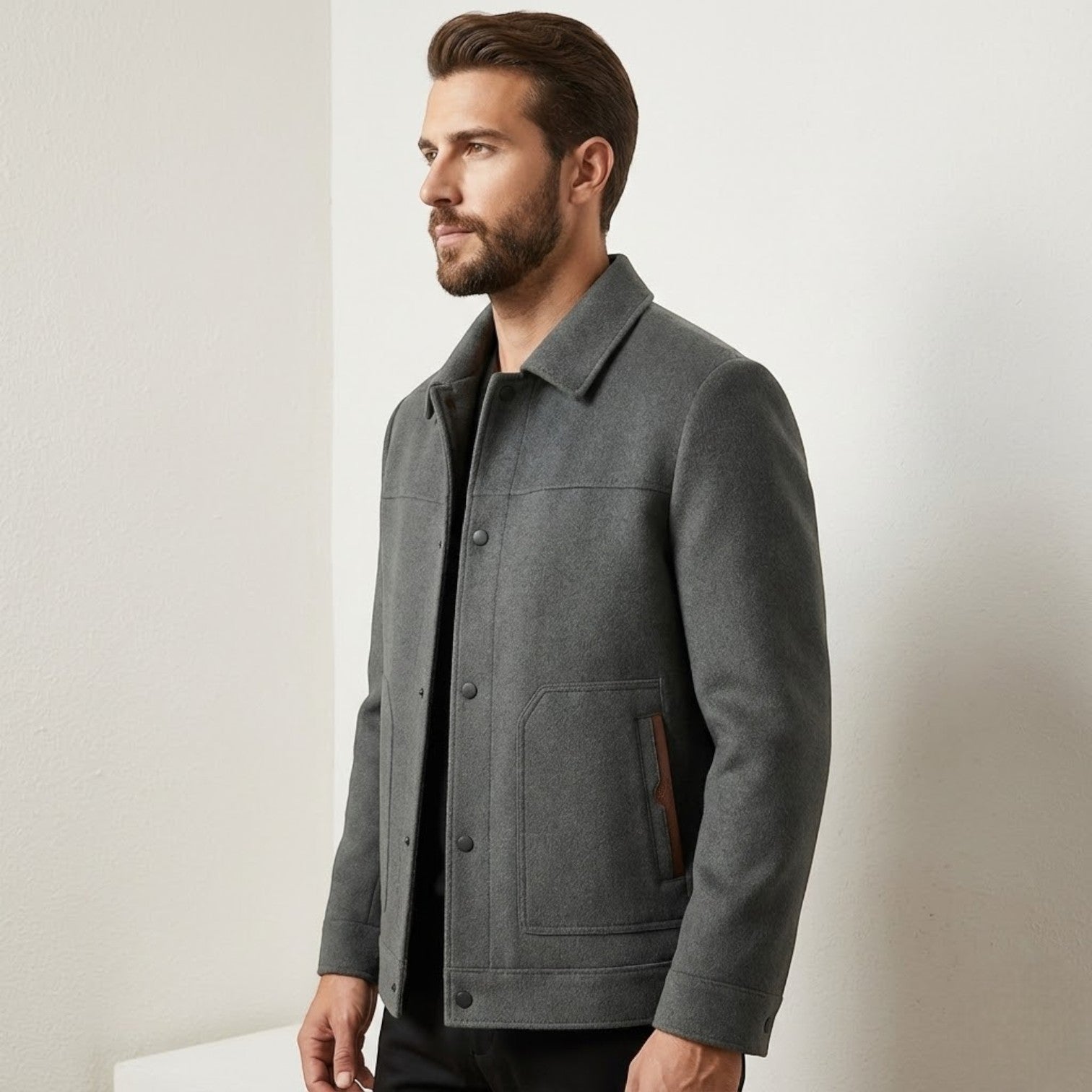Levano – Herren Wolle Jacke - Mäntel - Temala