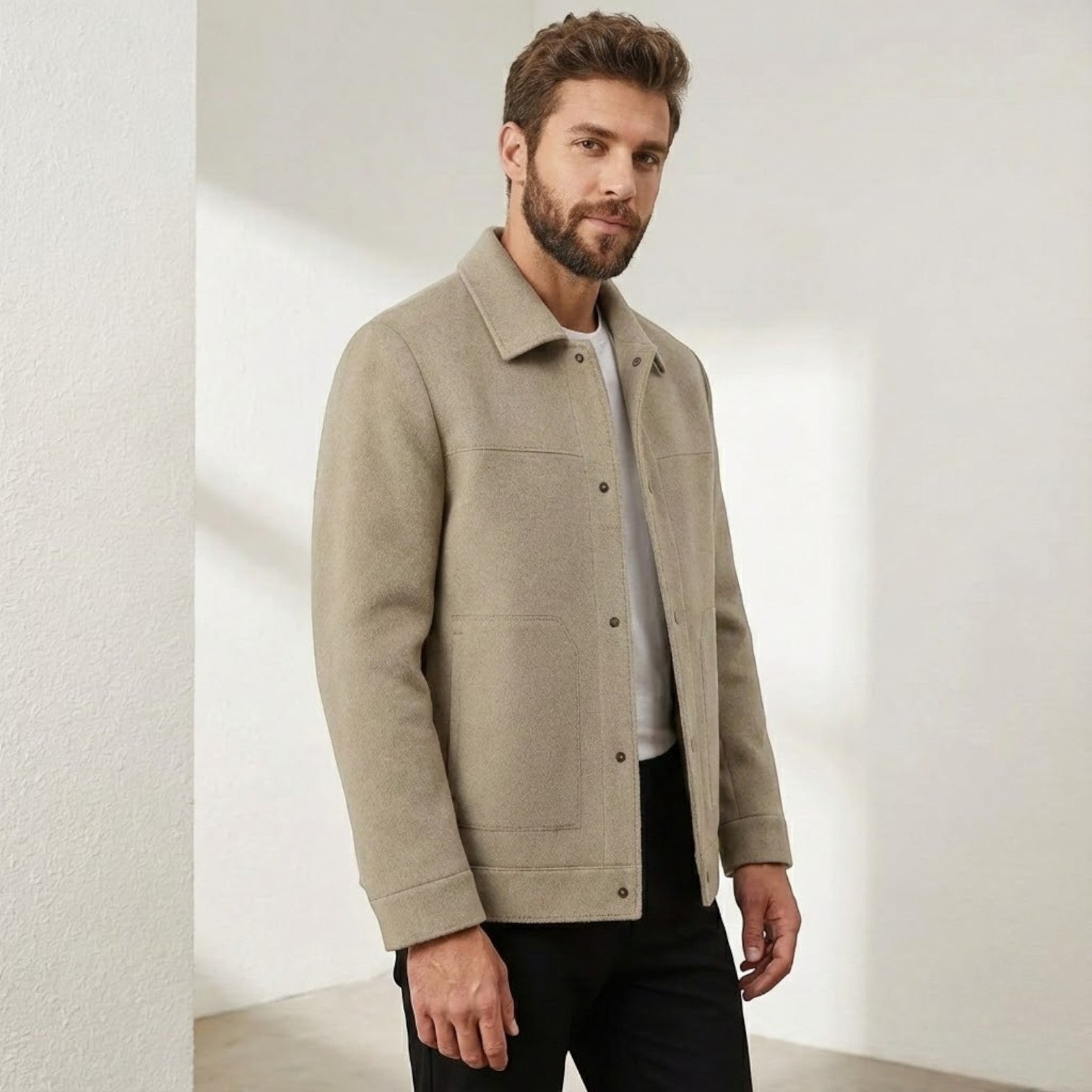 Levano – Herren Wolle Jacke - Mäntel - Temala
