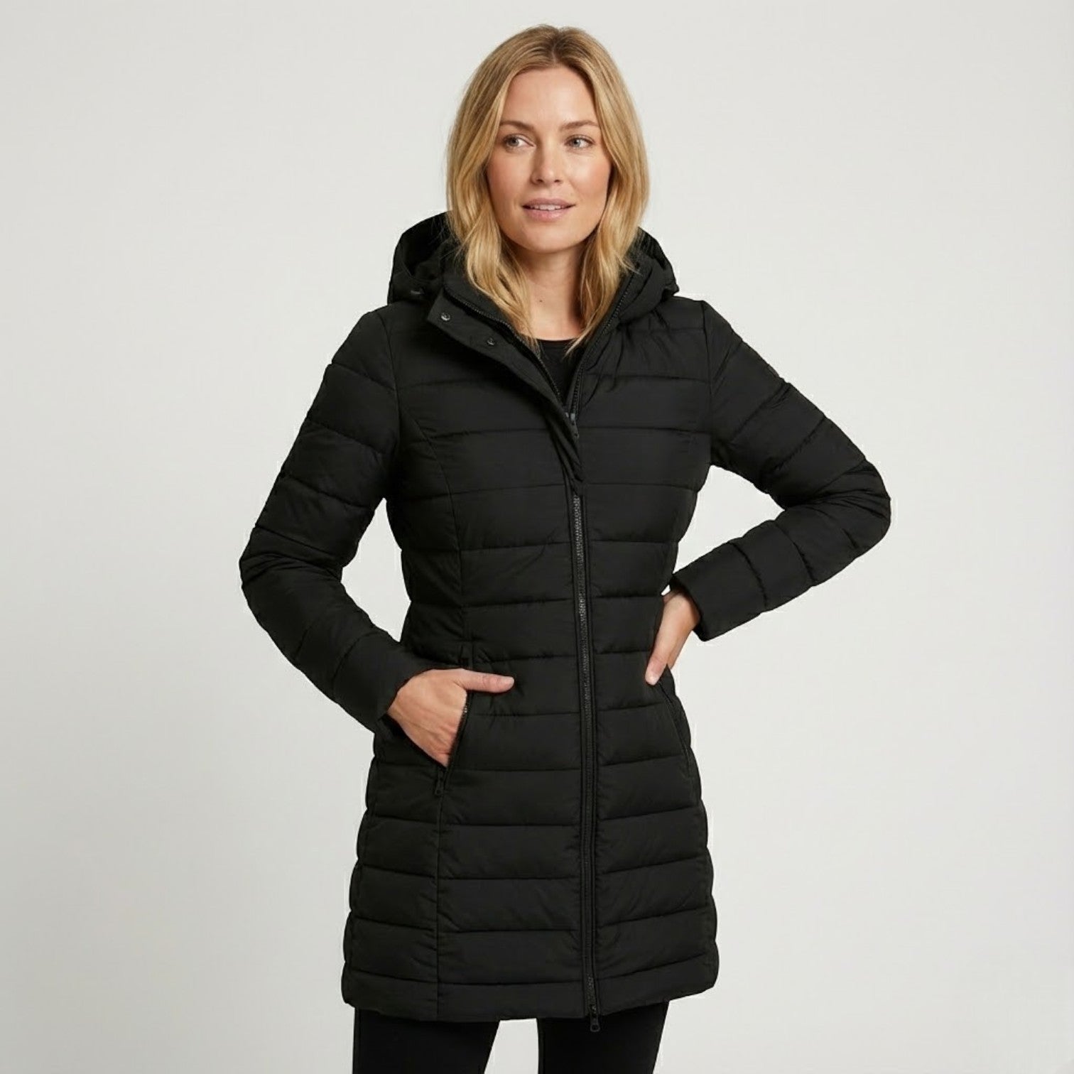 Liora – Damen Puffer Steppmantel aus Baumwolle - Pufferjacke - Temala