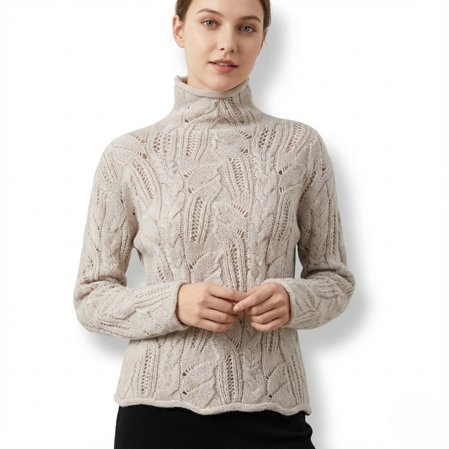 Mira – Damen Baumwolle Strickpullover - Pullover - Temala