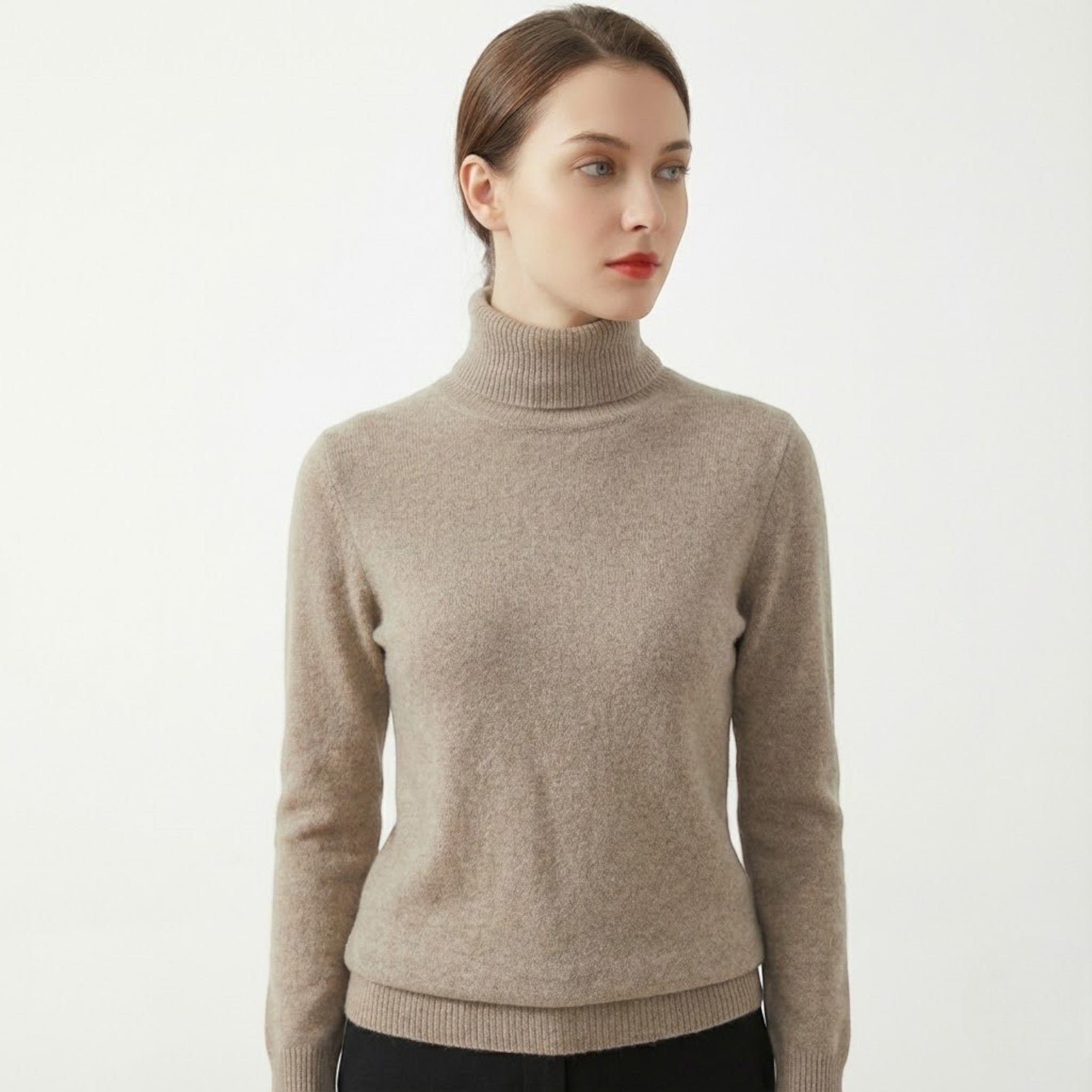 Mira – Damen Wolle Rollkragenpullover - Pullover - Temala