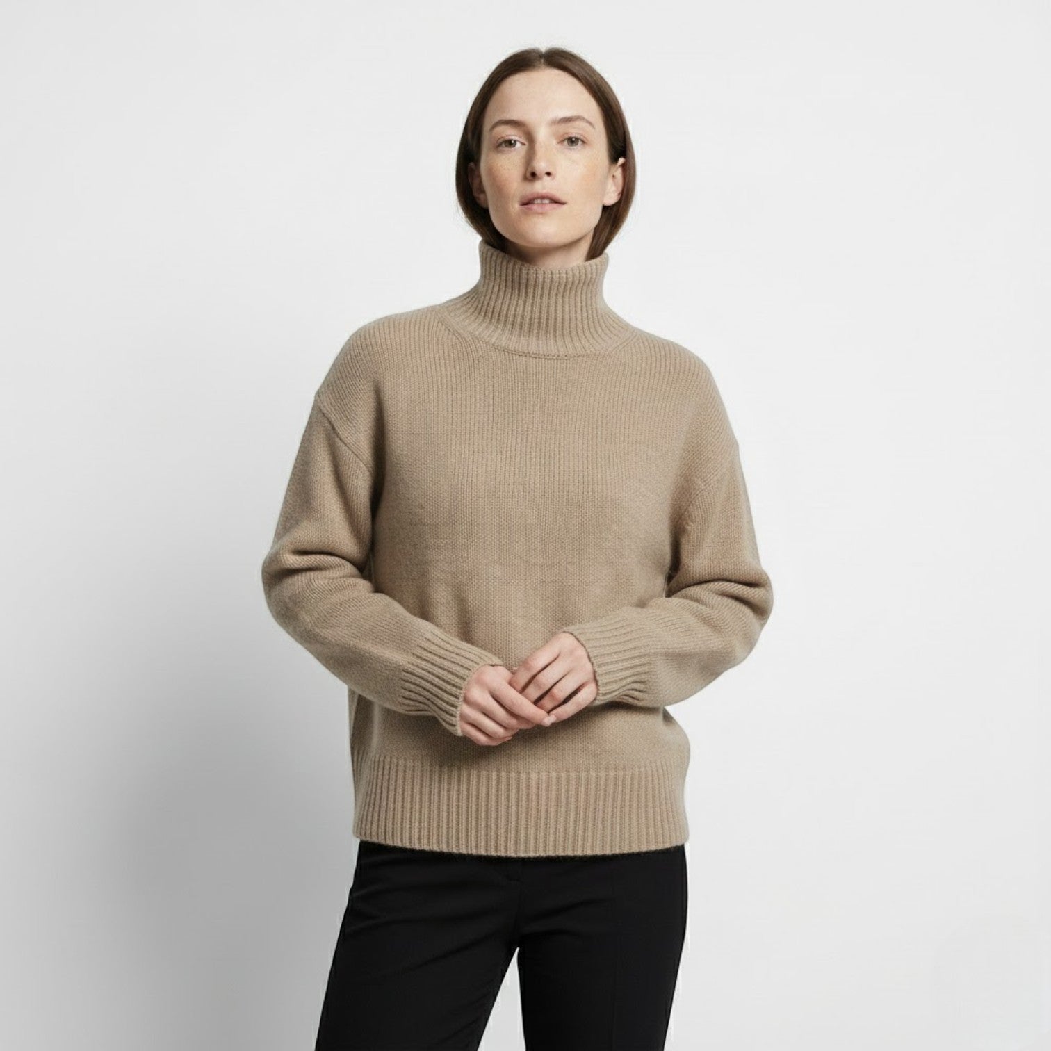Sophie – Damen Wolle Rollkragenpullover - Pullover - Temala