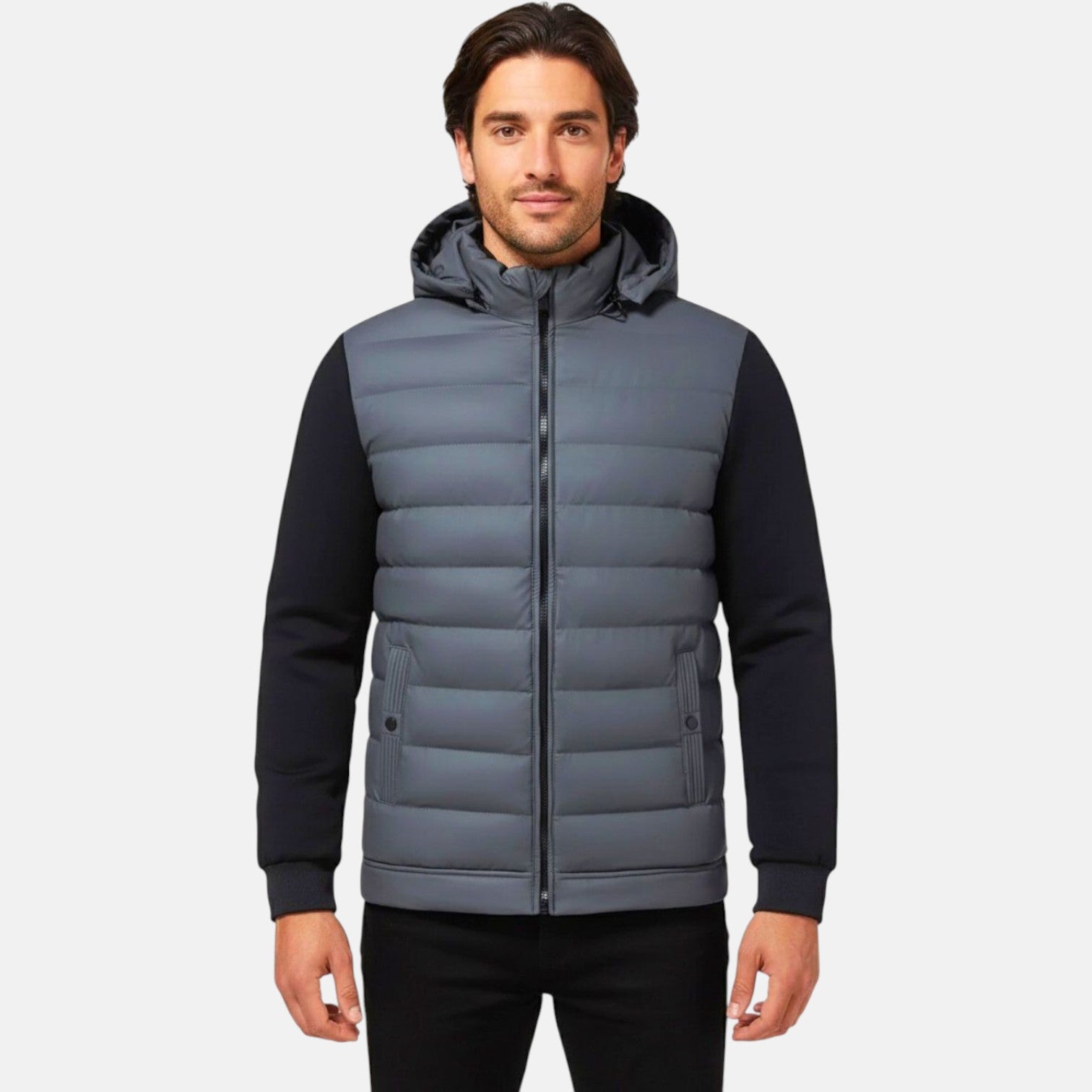 Tarek – Herren Winter Steppjacke mit Kapuze - Pufferjacke - Temala