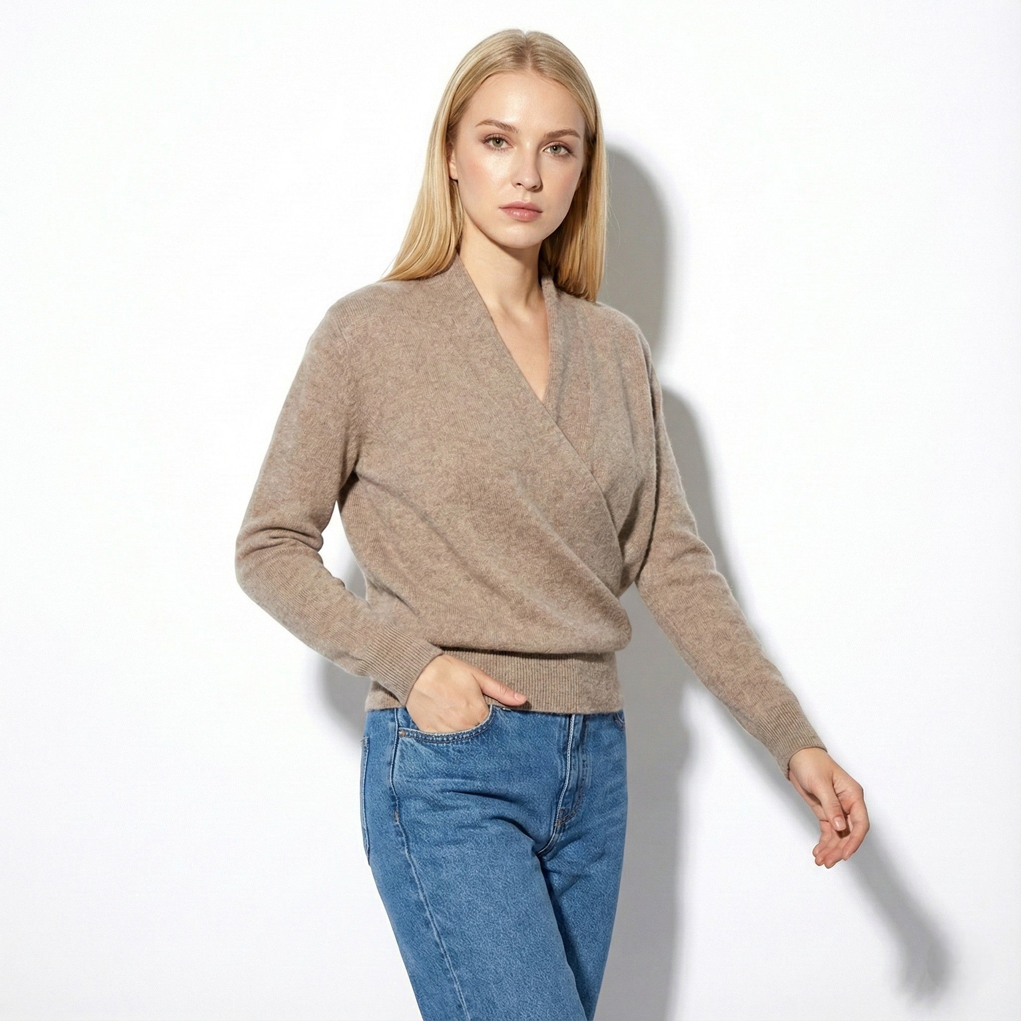 Yelina – Damen Wolle Pullover - Pullover - Temala
