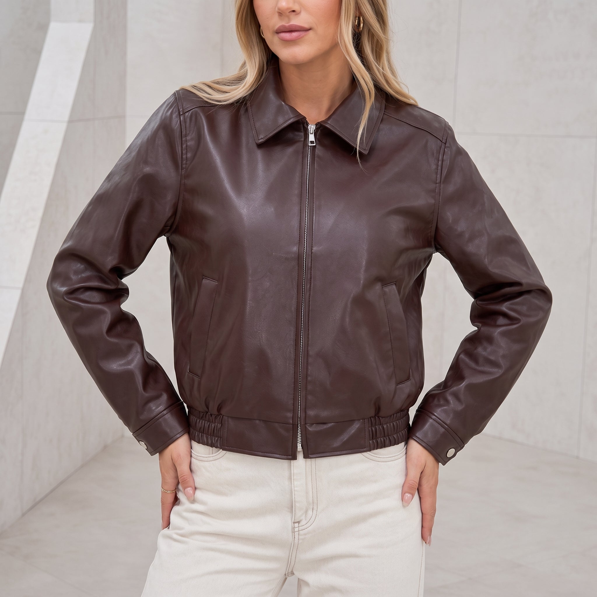 Liesel - Dames Zip-Through Colbert Bomberjack