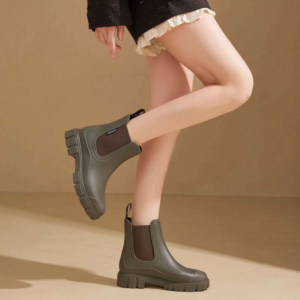 Alice - Dames Waterdichte Elastische Paneel Chelsea Boots