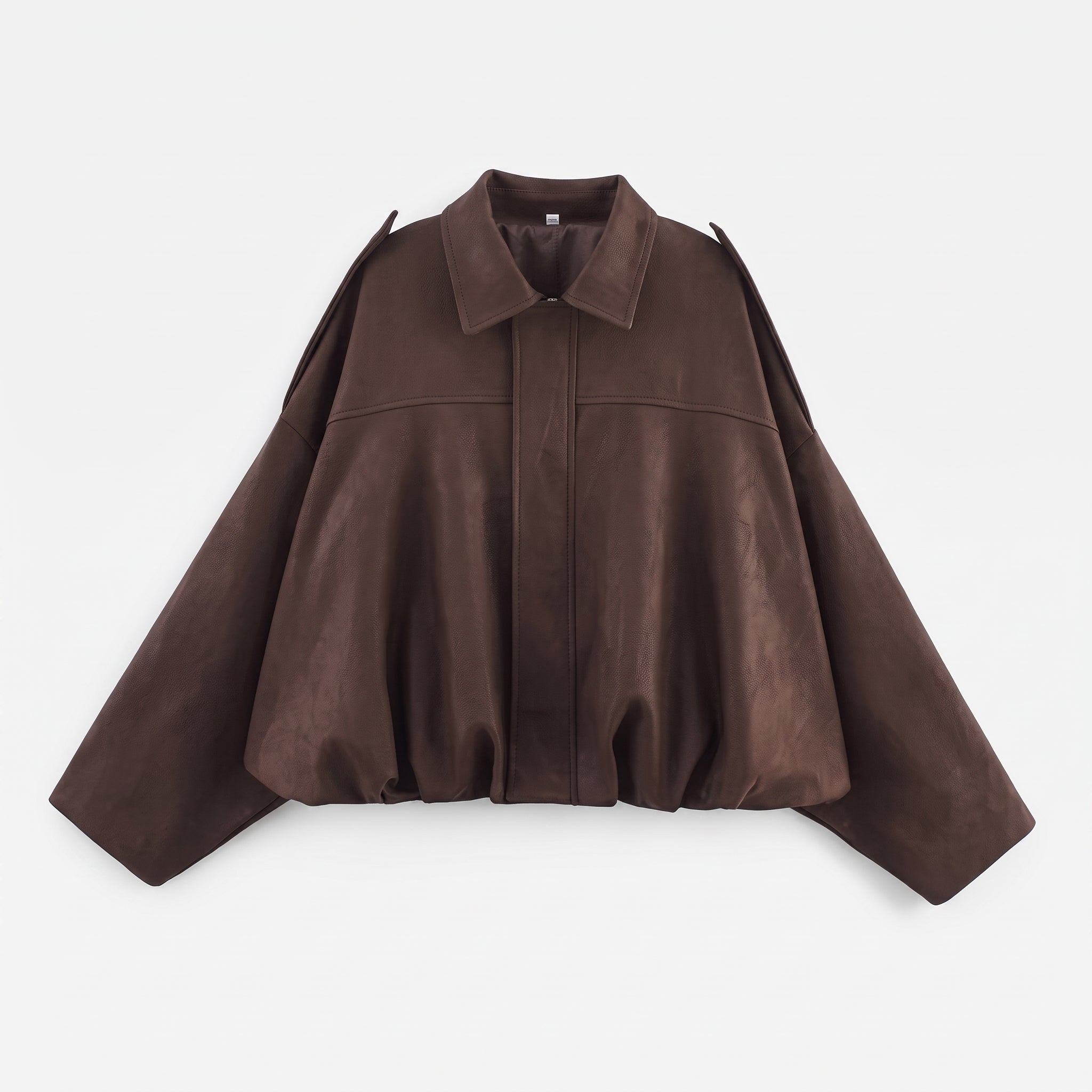 Olivia - Vrouwen Vintage Gedropte Schouder Suède Bomberjack