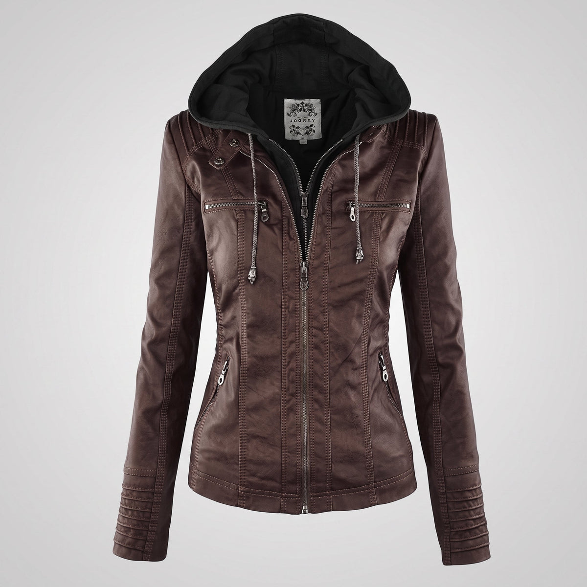 Olivia - Dames Jack met Capuchon, Volledige Ritssluiting en Meerdere Zakjes