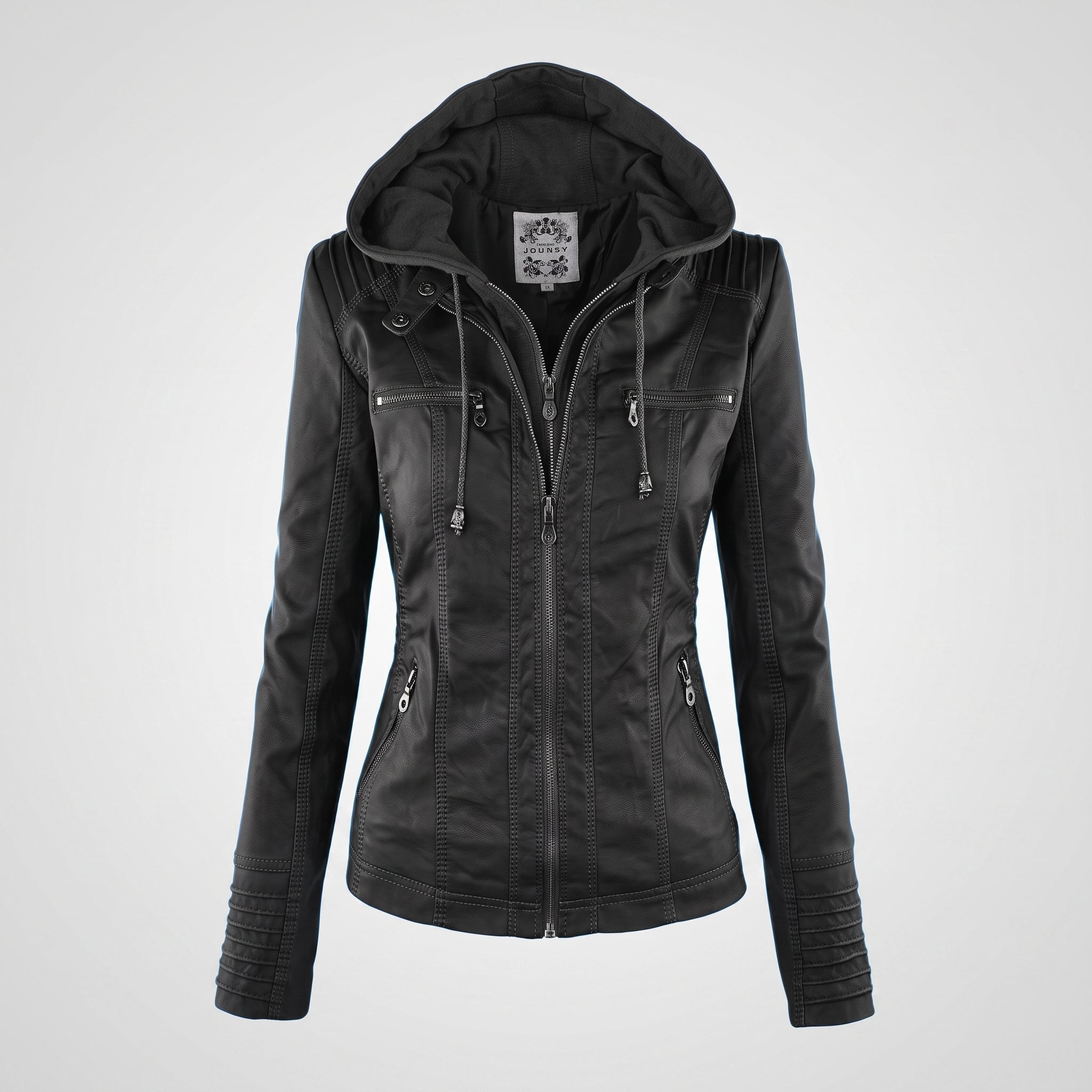 Olivia - Dames Jack met Capuchon, Volledige Ritssluiting en Meerdere Zakjes