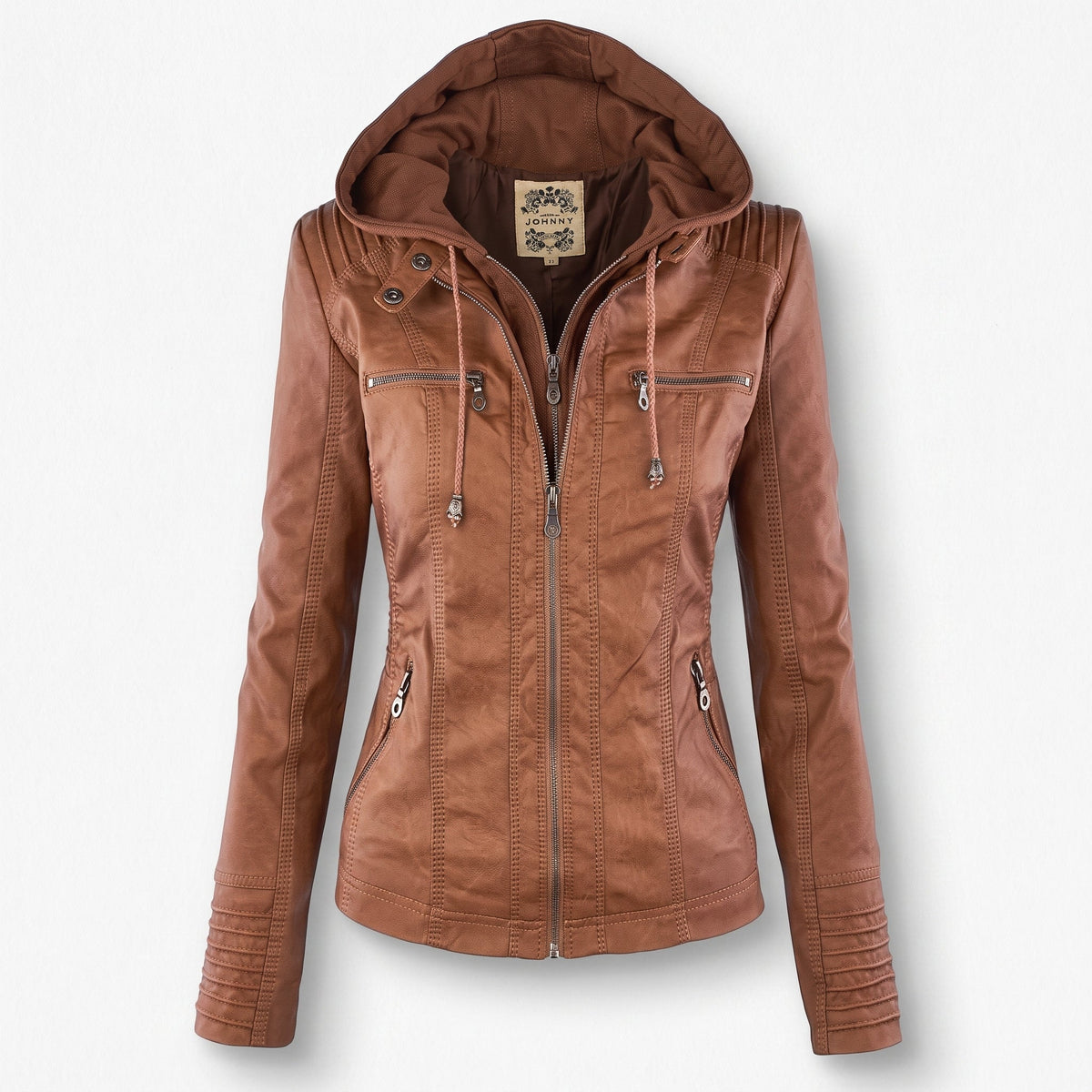 Olivia - Dames Jack met Capuchon, Volledige Ritssluiting en Meerdere Zakjes