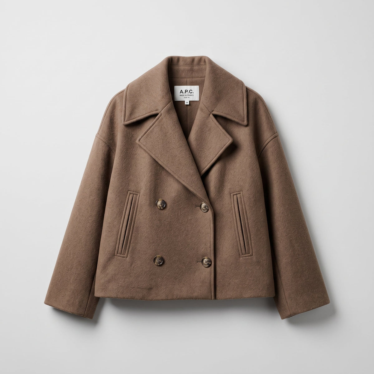 Isabell - Dames Cropped Dubbelzijdige Overgangsjas
