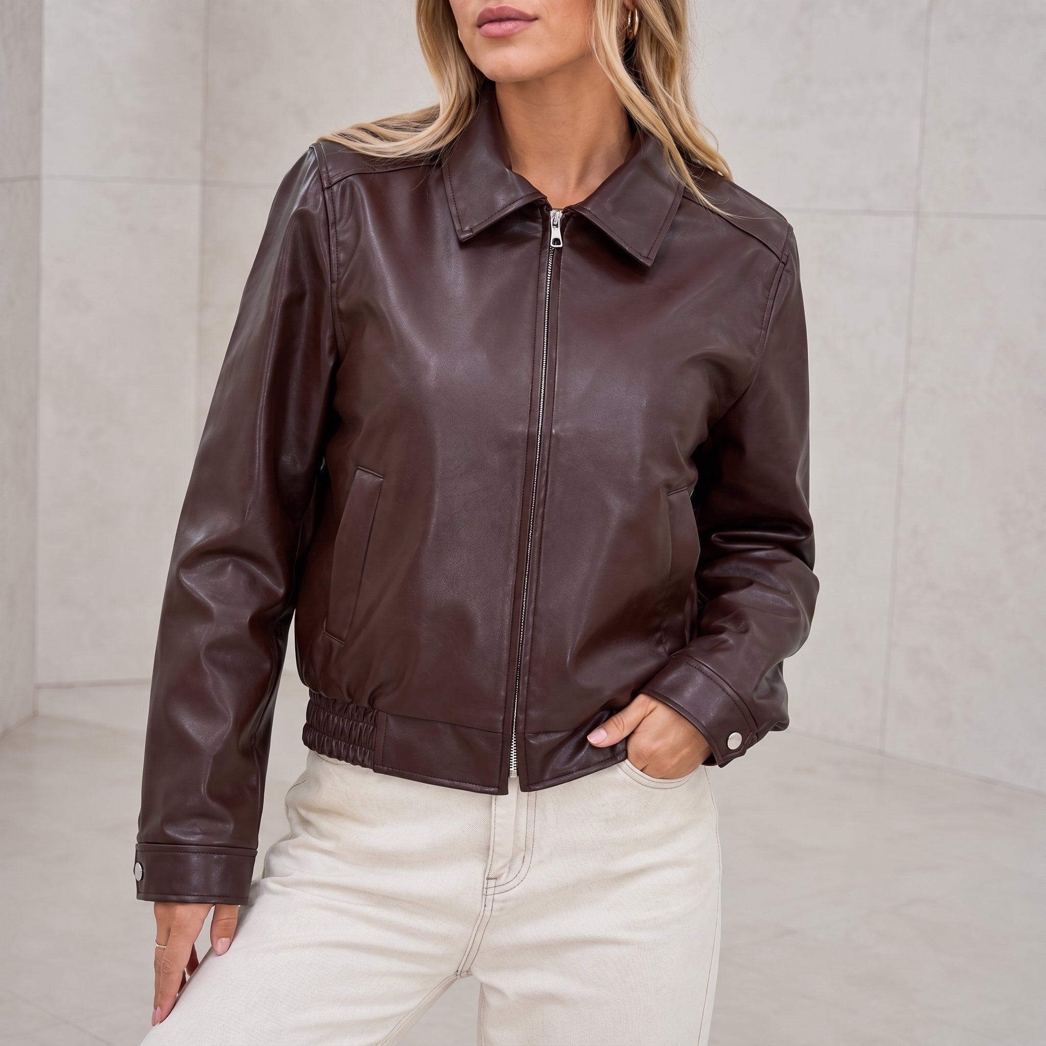 Liesel - Dames Zip-Through Colbert Bomberjack