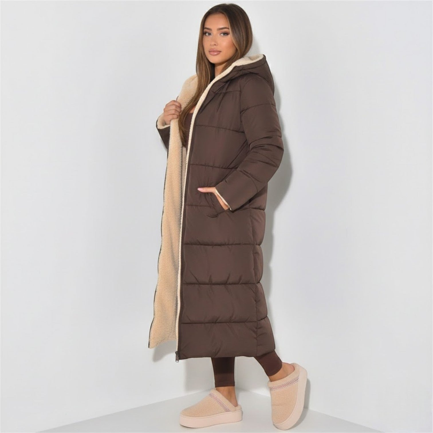 Alessia – Damen Winter Wendejacke - Pufferjacke - Temala