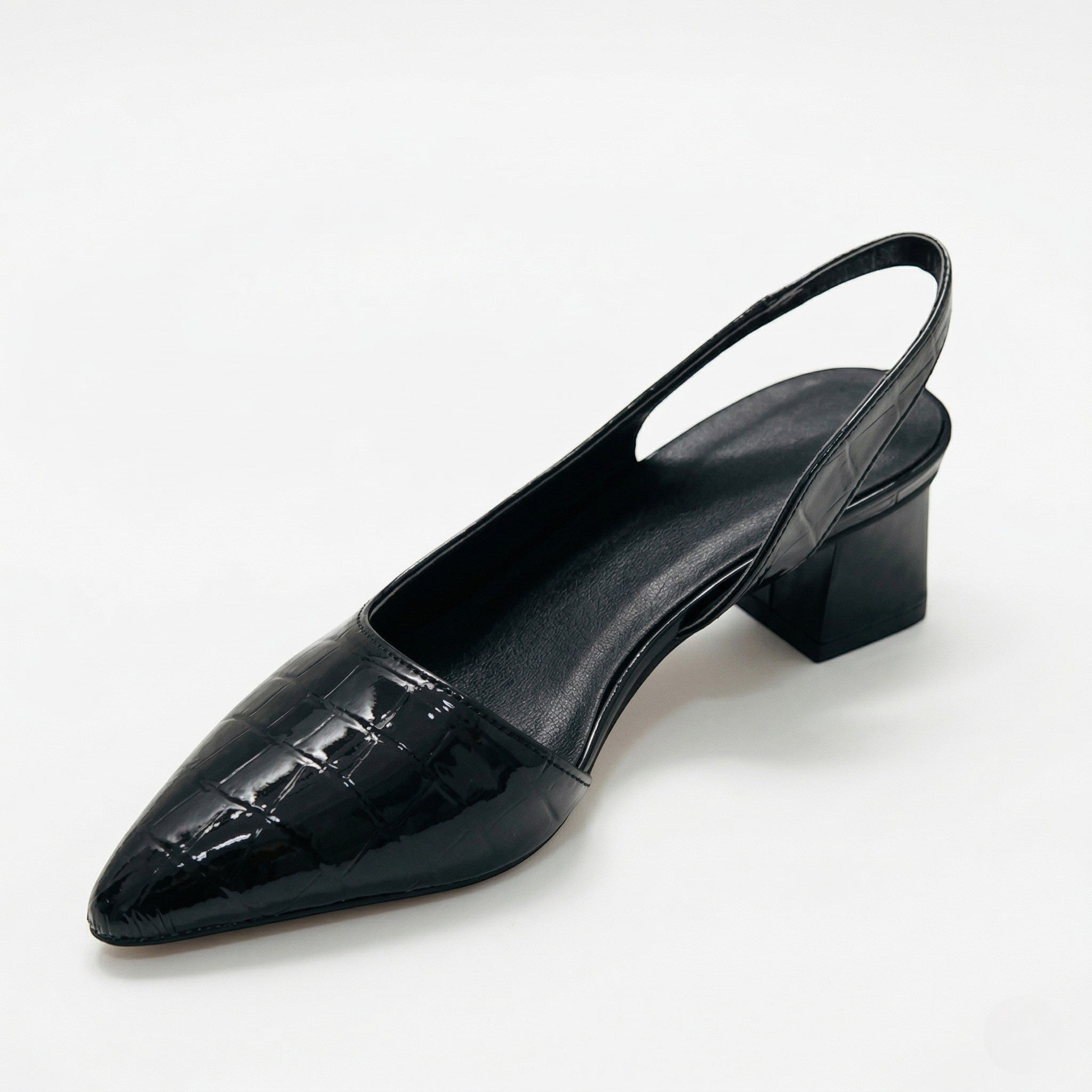 Charlotte - Dames Gesloten Hak Slingback Hakken