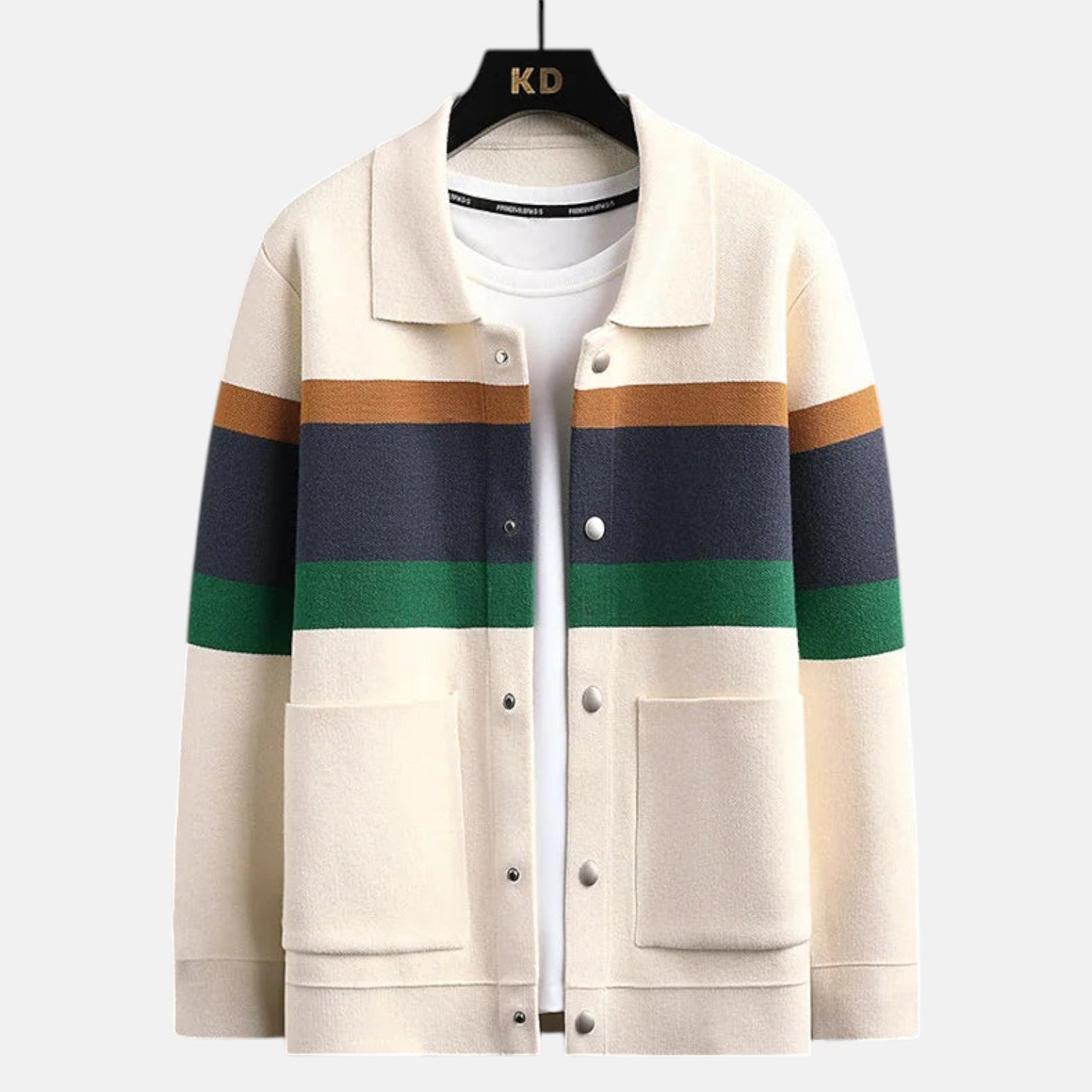 Elias – Herren Wolle Strickjacke - Strickjacken - Temala