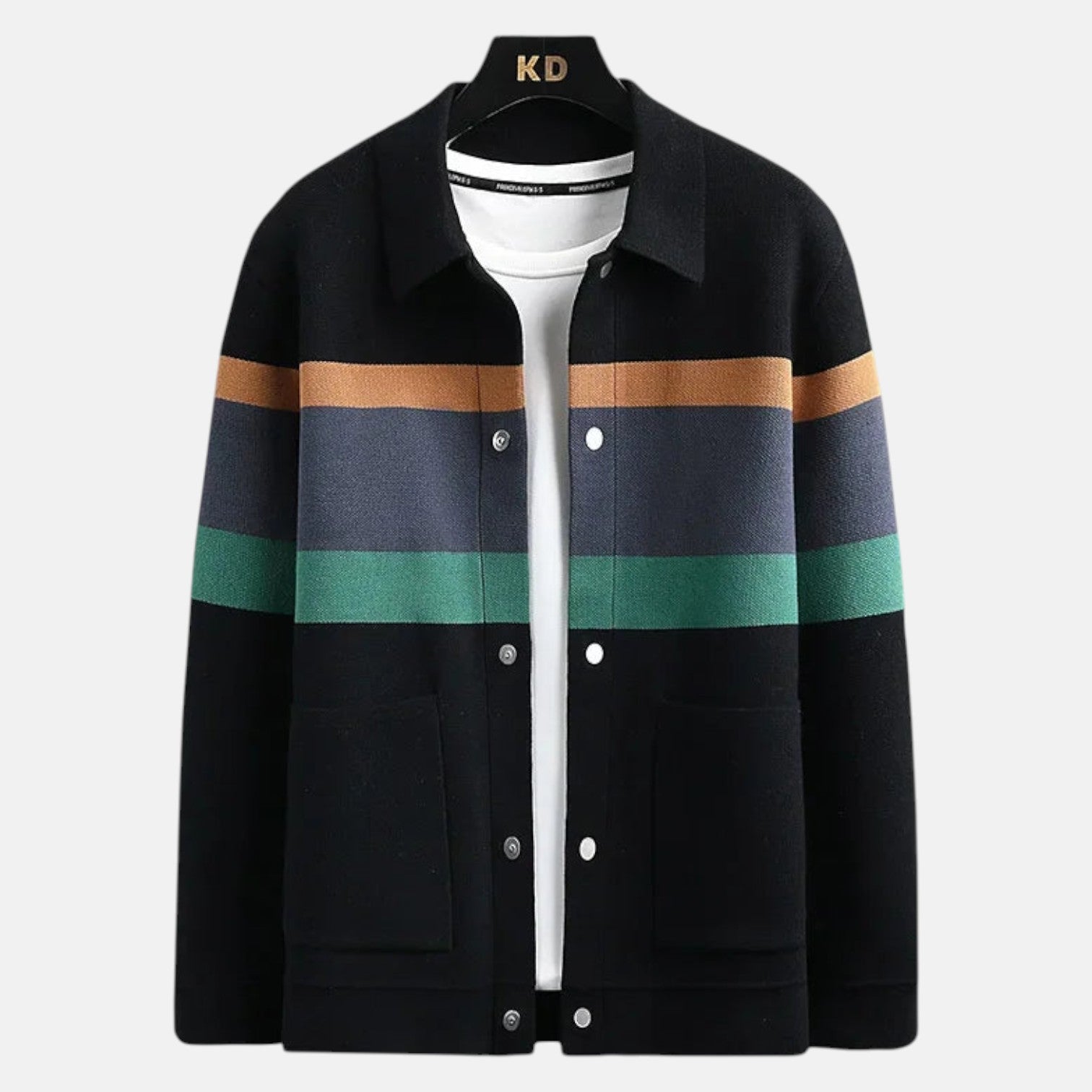 Elias – Herren Wolle Strickjacke - Strickjacken - Temala