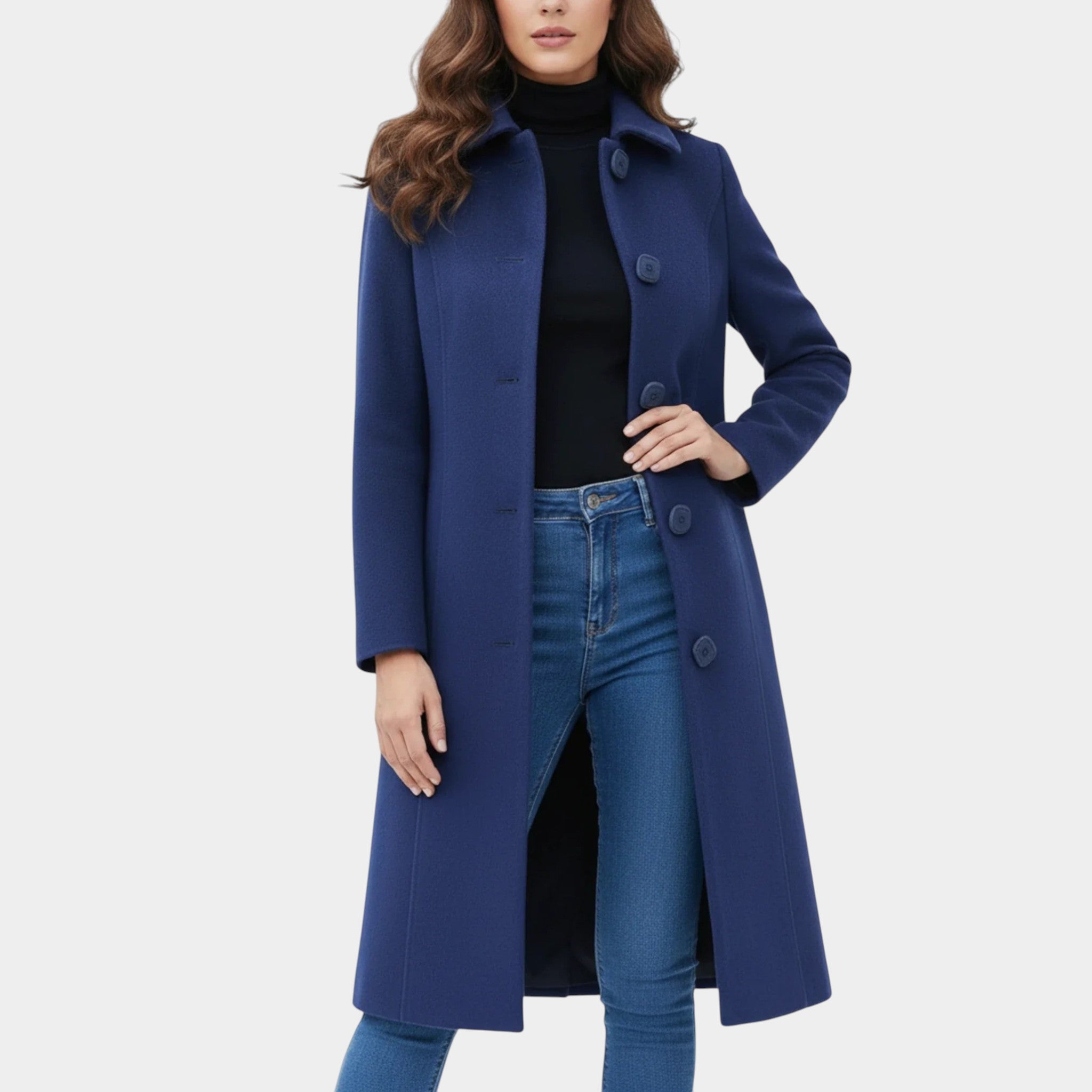 Elise | Damen Einreihiger Winter - Trenchcoat - Trenchcoats - Temala