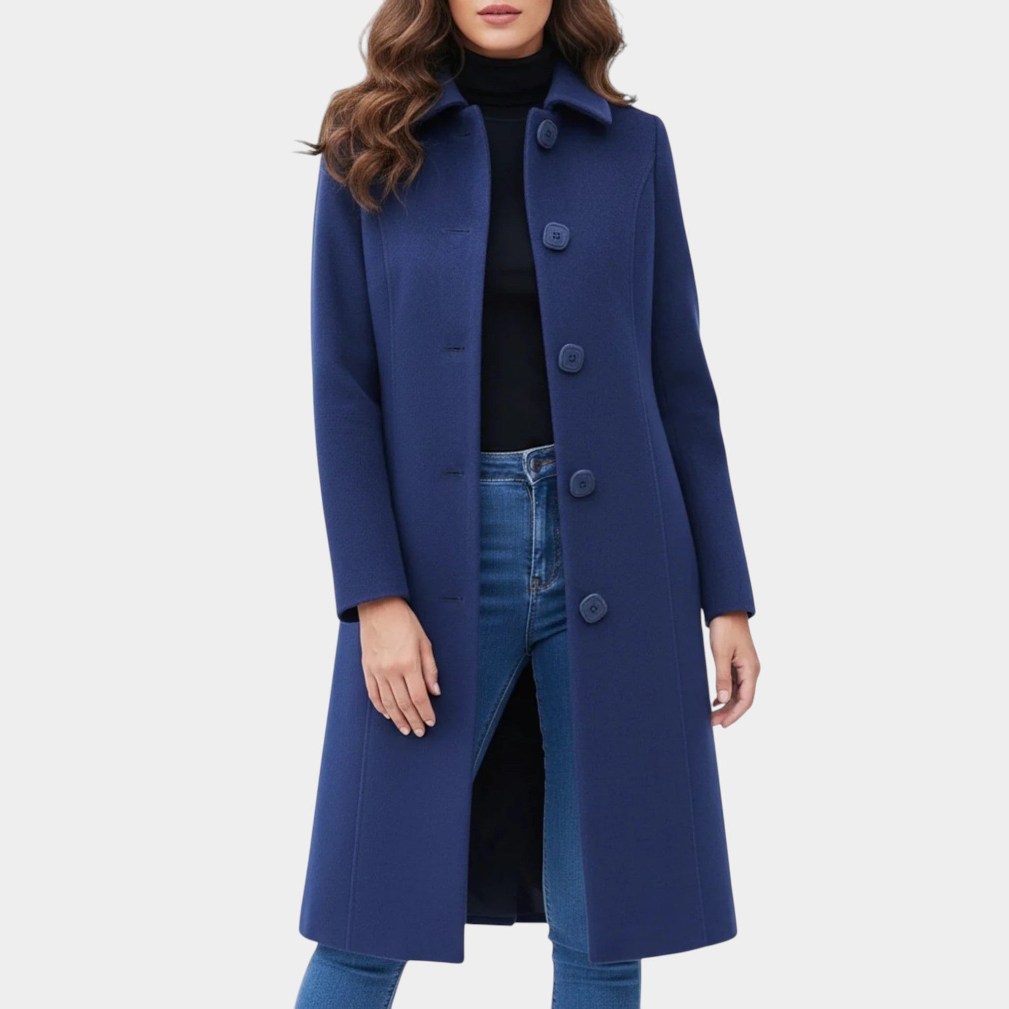 Elise | Damen Einreihiger Winter - Trenchcoat - Trenchcoats - Temala