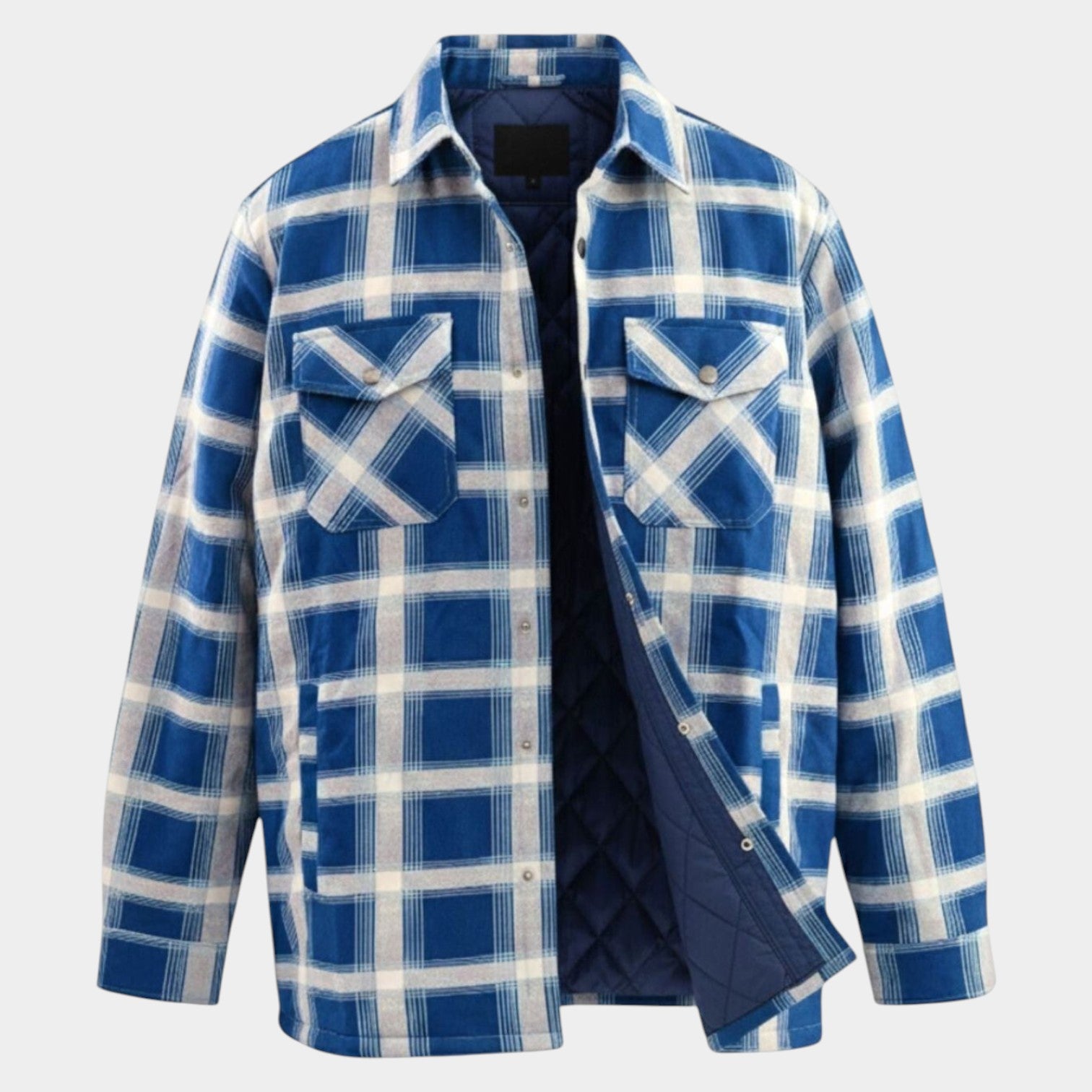 Ilias – Herren Baumwolle Overshirt - Flanell - Temala