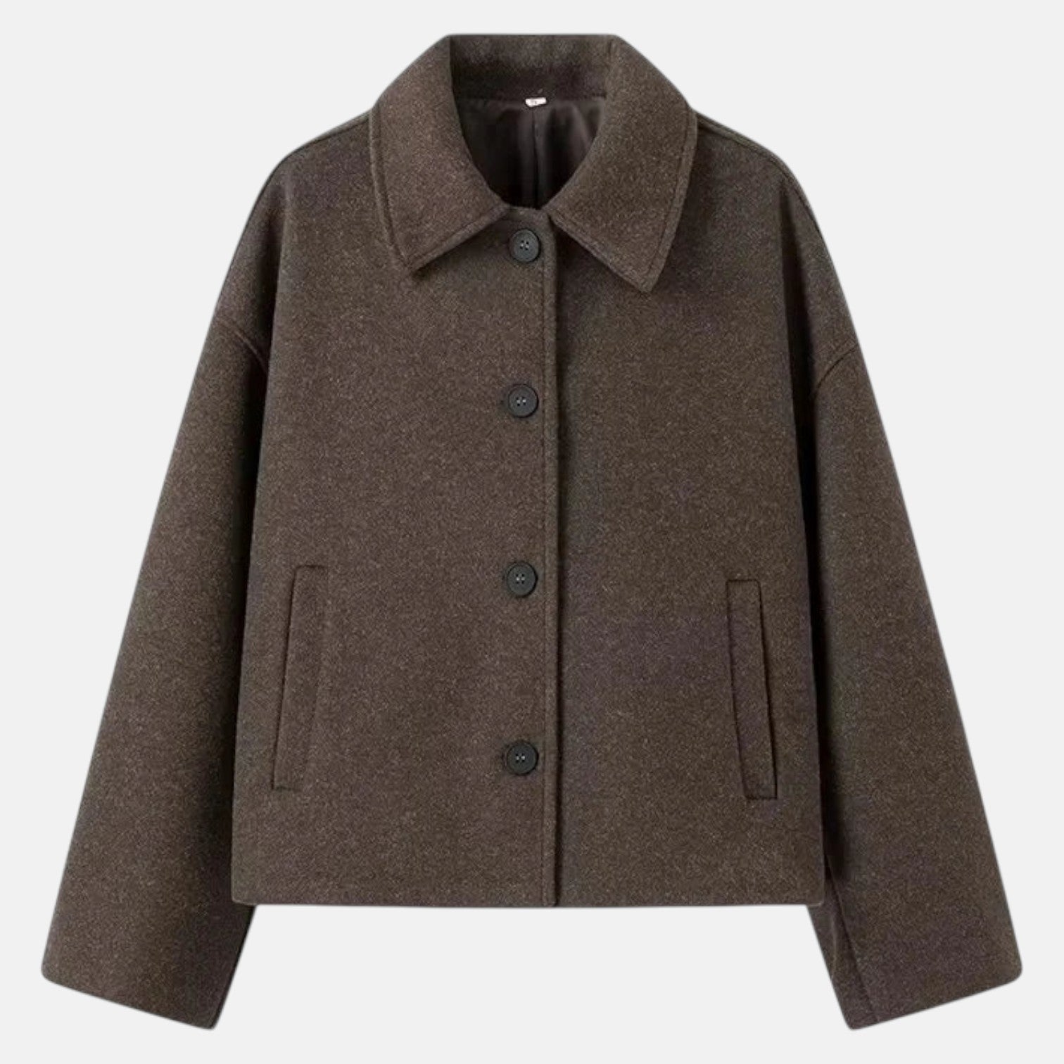 Kharla – Damen Wolle Mantel Oversize - Mäntel - Temala