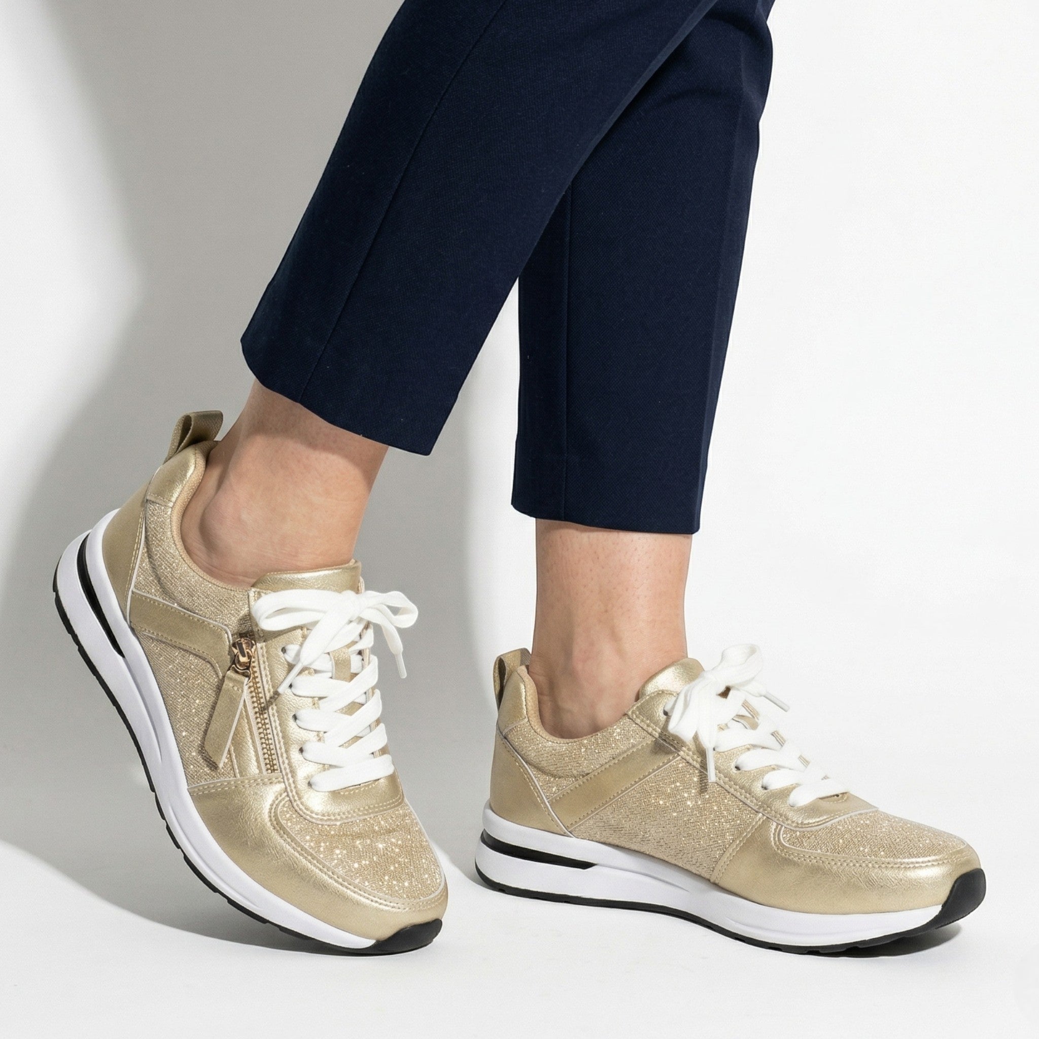 Lana – Dames Orthopedische Rits Sneakers