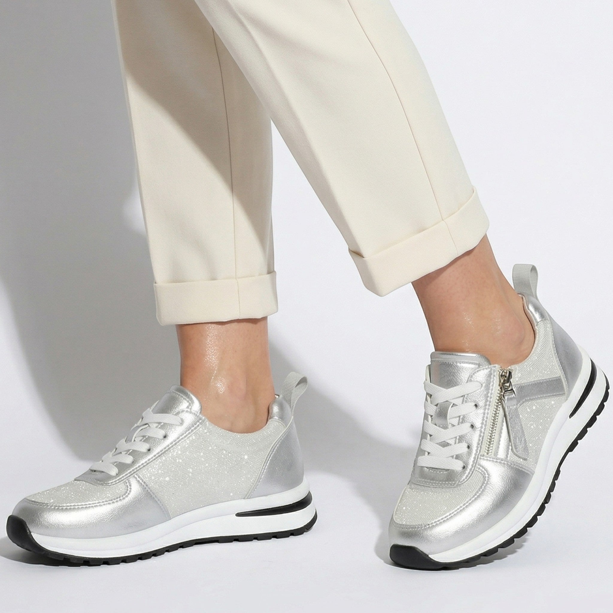 Lana – Dames Orthopedische Rits Sneakers