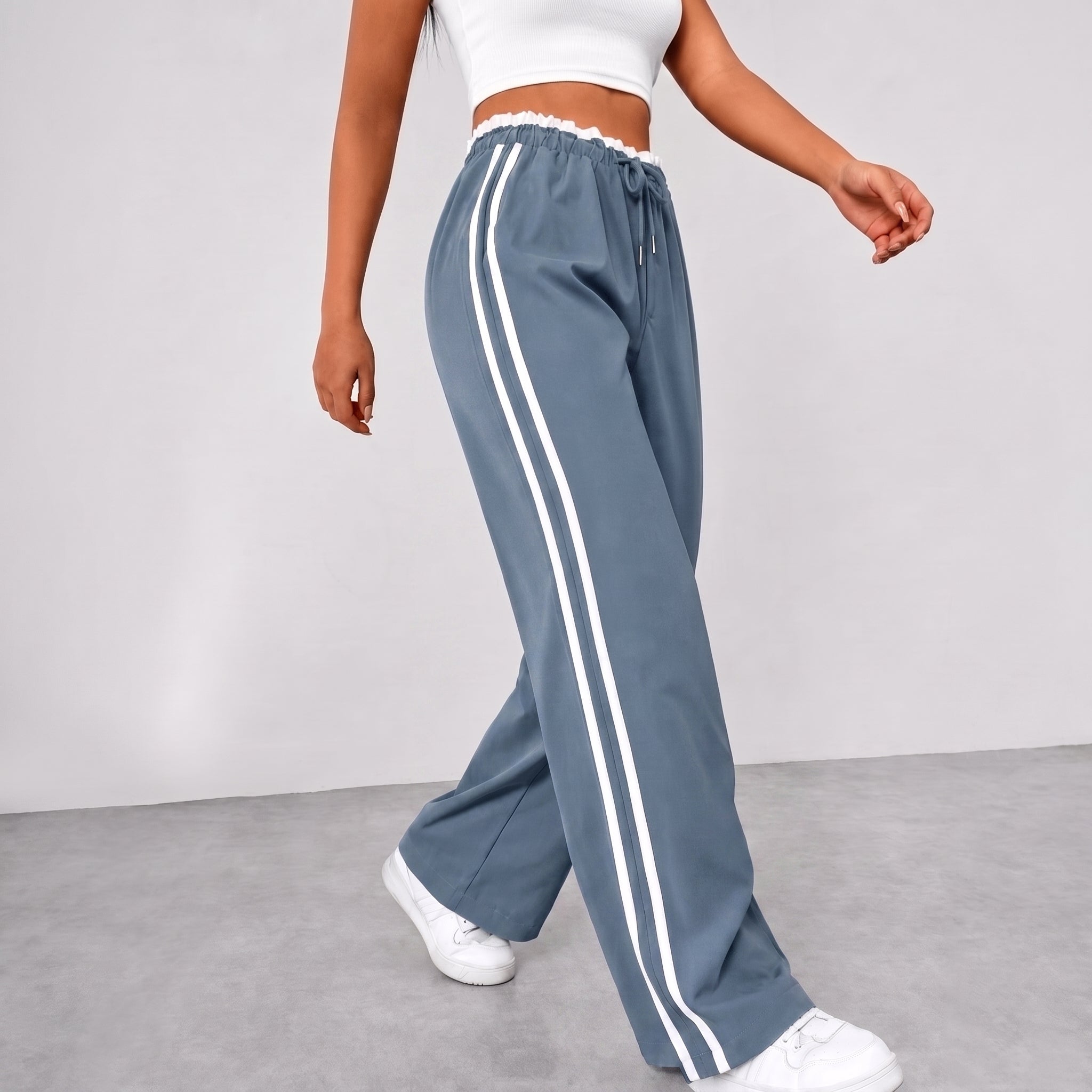 Beatrice - Dames Hoge Taille Wijde Joggers
