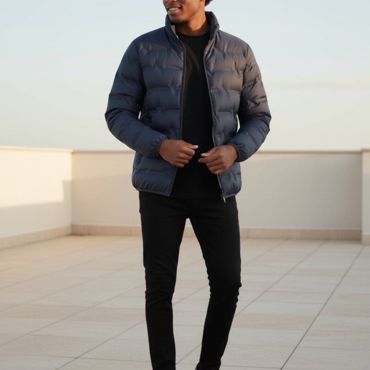 Naveo – Herren Winter Jacke - Pufferjacke - Temala