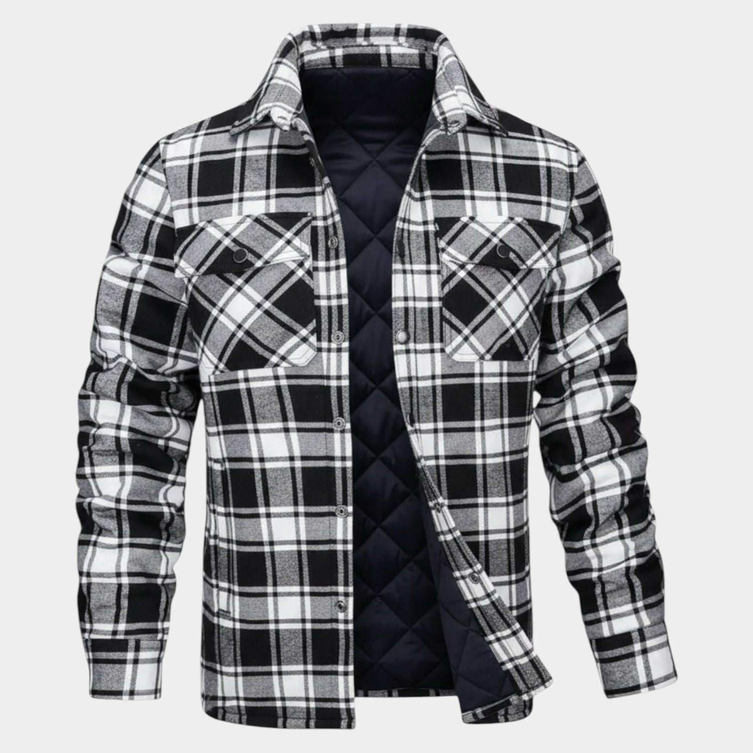 Nerio – Herren Baumwolle Overshirt - Flanell - Temala