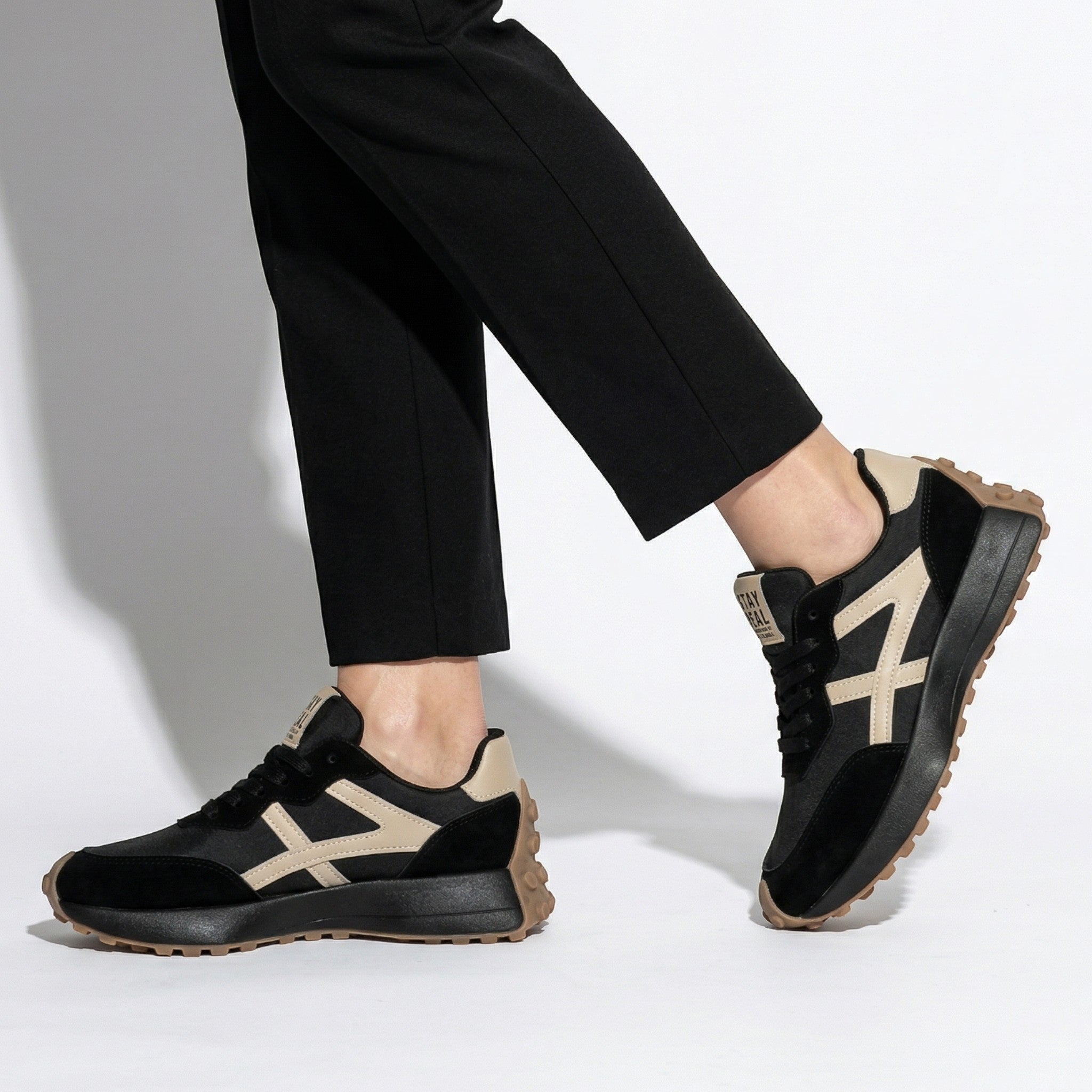 Olivia - Dames Chunky Sole Trainers