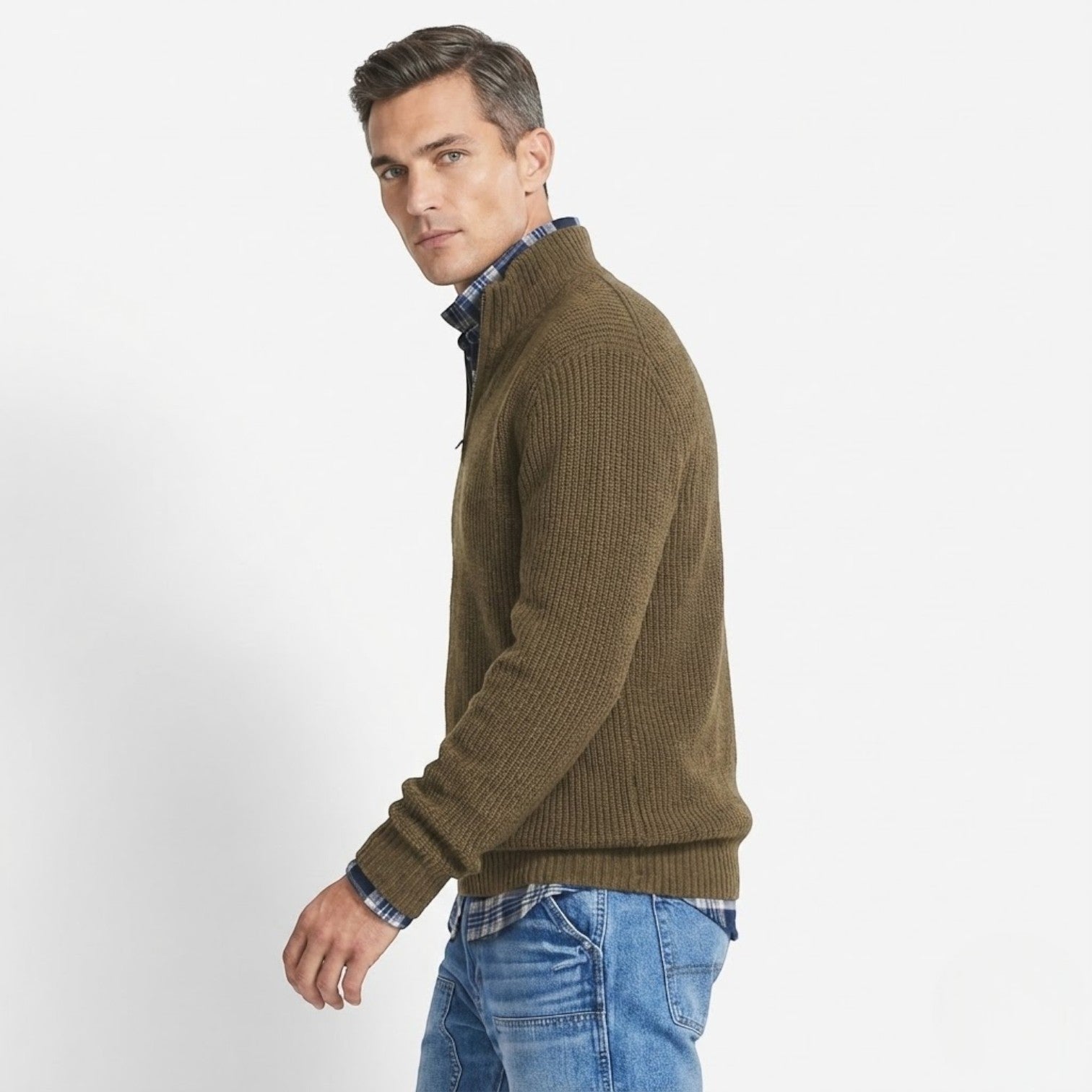 Philip – Herren Wolle Business Sweatshirt - Pullover - Temala