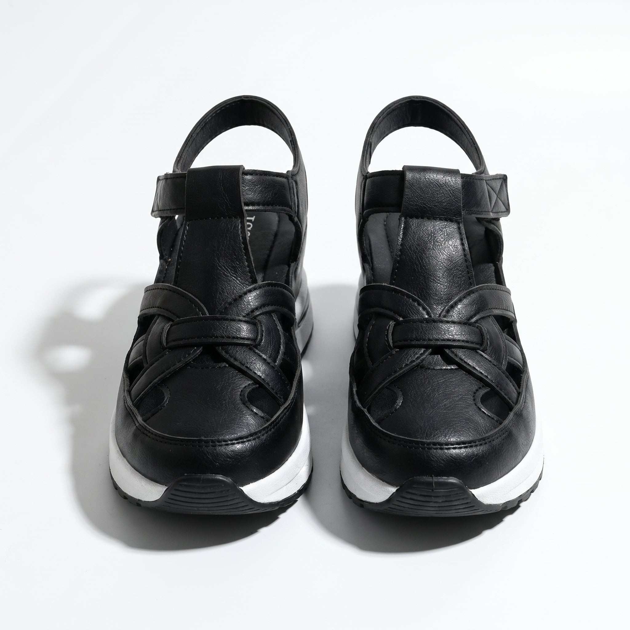 Serena - Dames Platform Sandalen met Uitsnijdingen