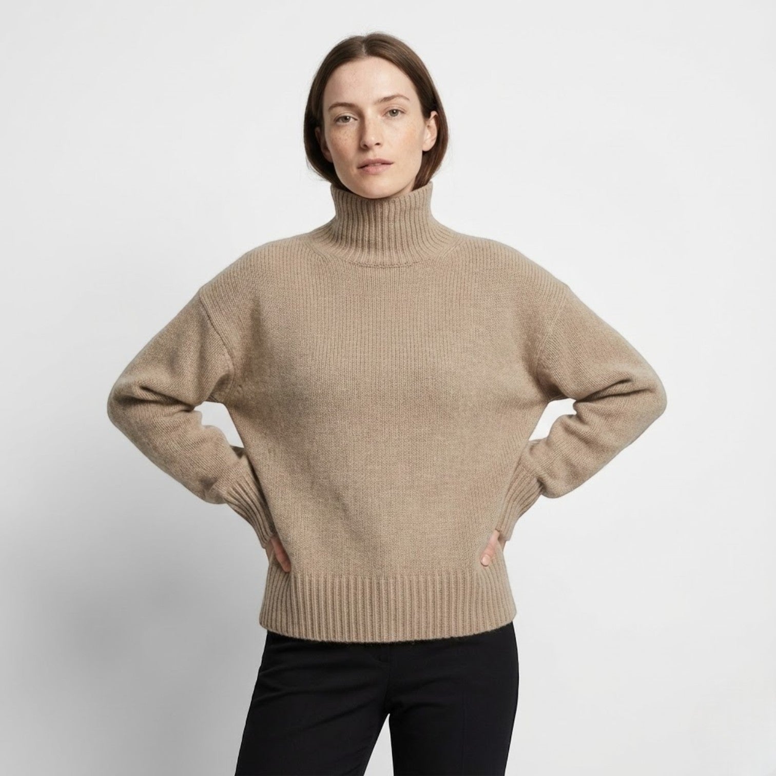 Sophie – Damen Wolle Rollkragenpullover - Pullover - Temala