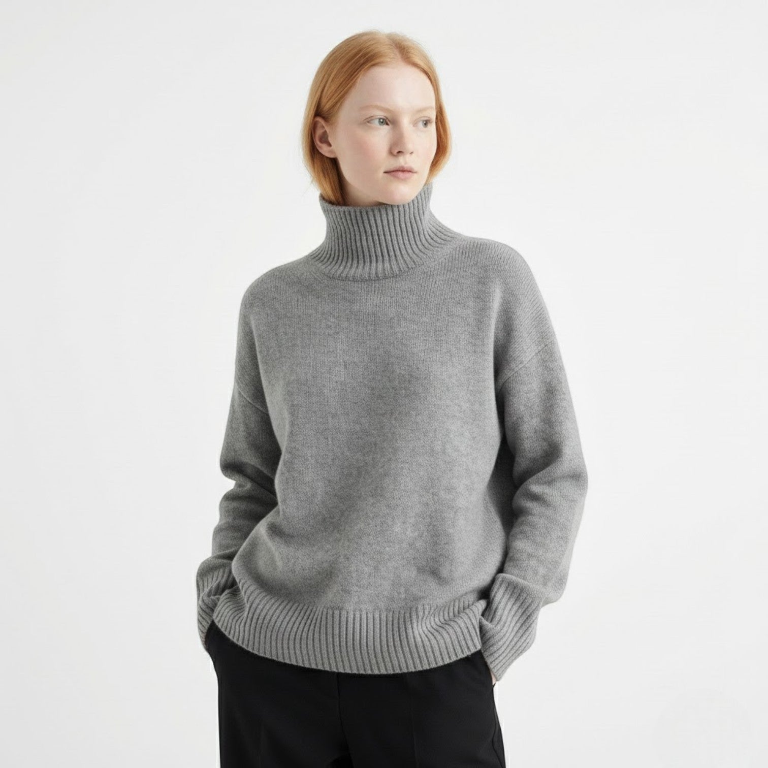 Sophie – Damen Wolle Rollkragenpullover - Pullover - Temala