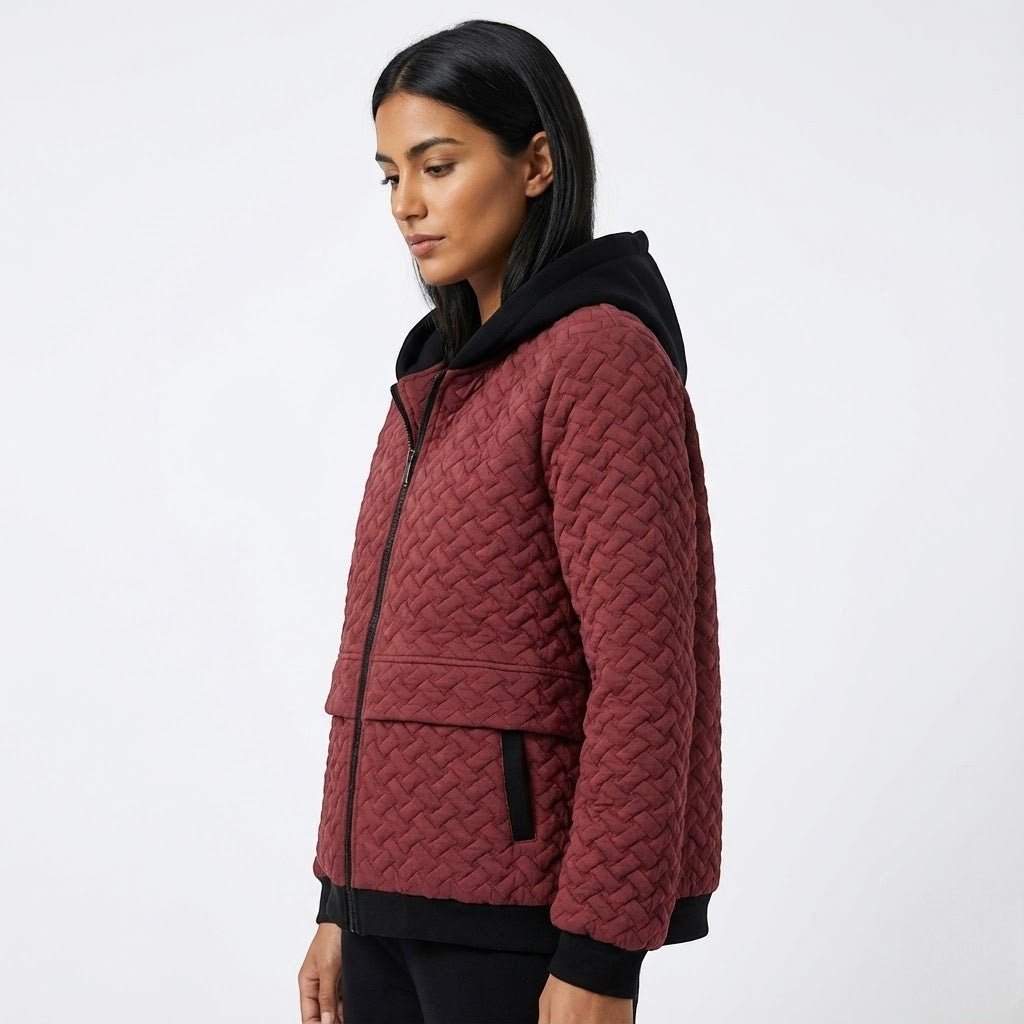 Talia – Damen Wolle Jacke mit Kapuze - Jacken - Temala