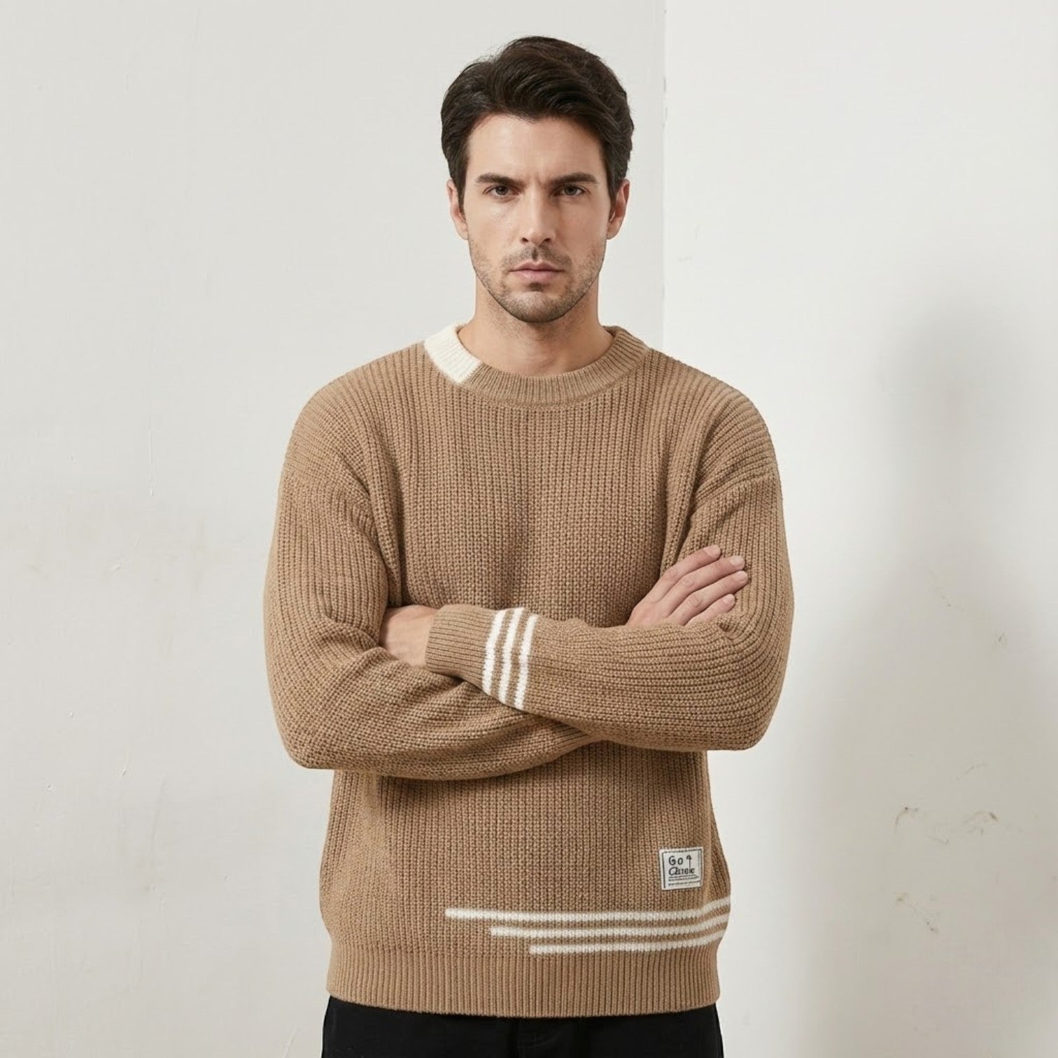 Timon – Herren Baumwolle Strickpullover - Pullover - Temala